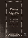 Cover image for Cinema's Original Sin